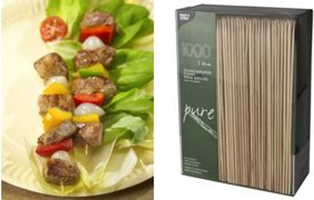 1000 Schaschlikspieße, Bambus "pure" Ø 3 mm · 20 cm Produktbild 7