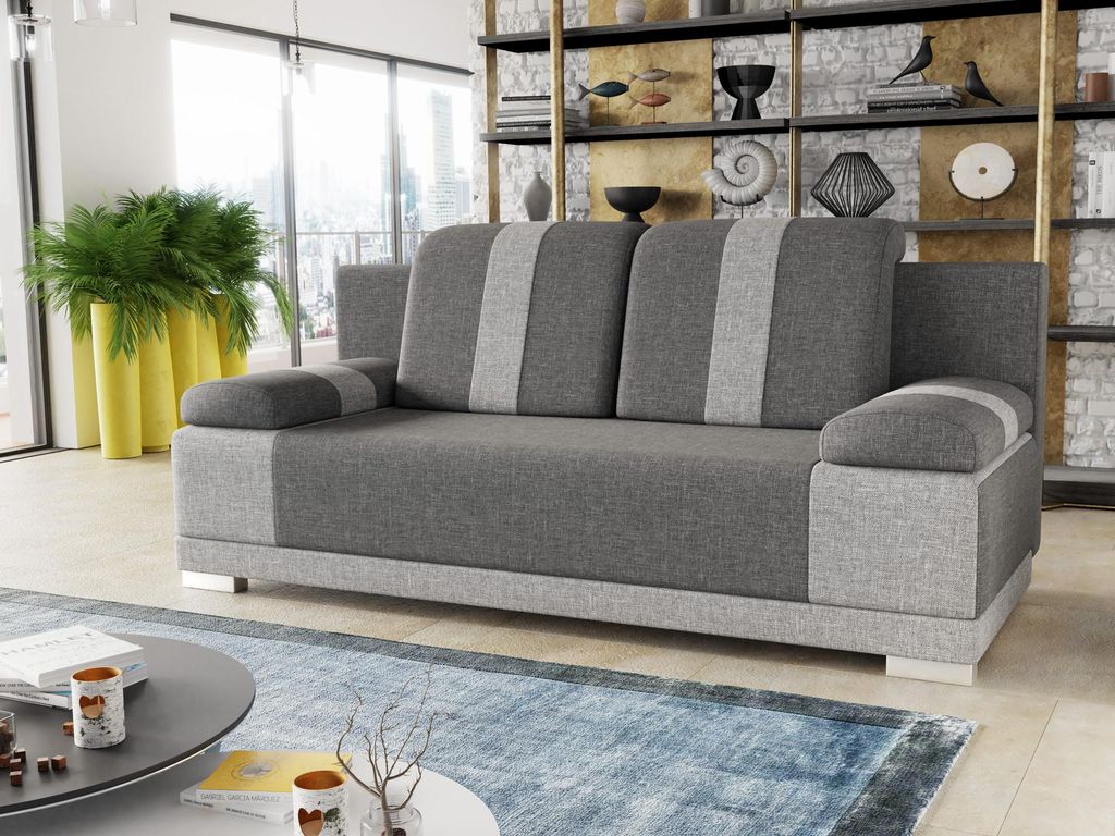 Sofa mit Schlaffunktion Imola - Schlafsofa mit Bettkasten, Produktbild 