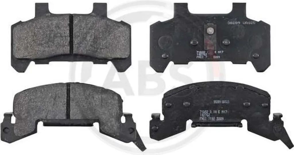 Plaquettes de frein ABS 38289 pour rénovation sécurité Beretta et Corsica