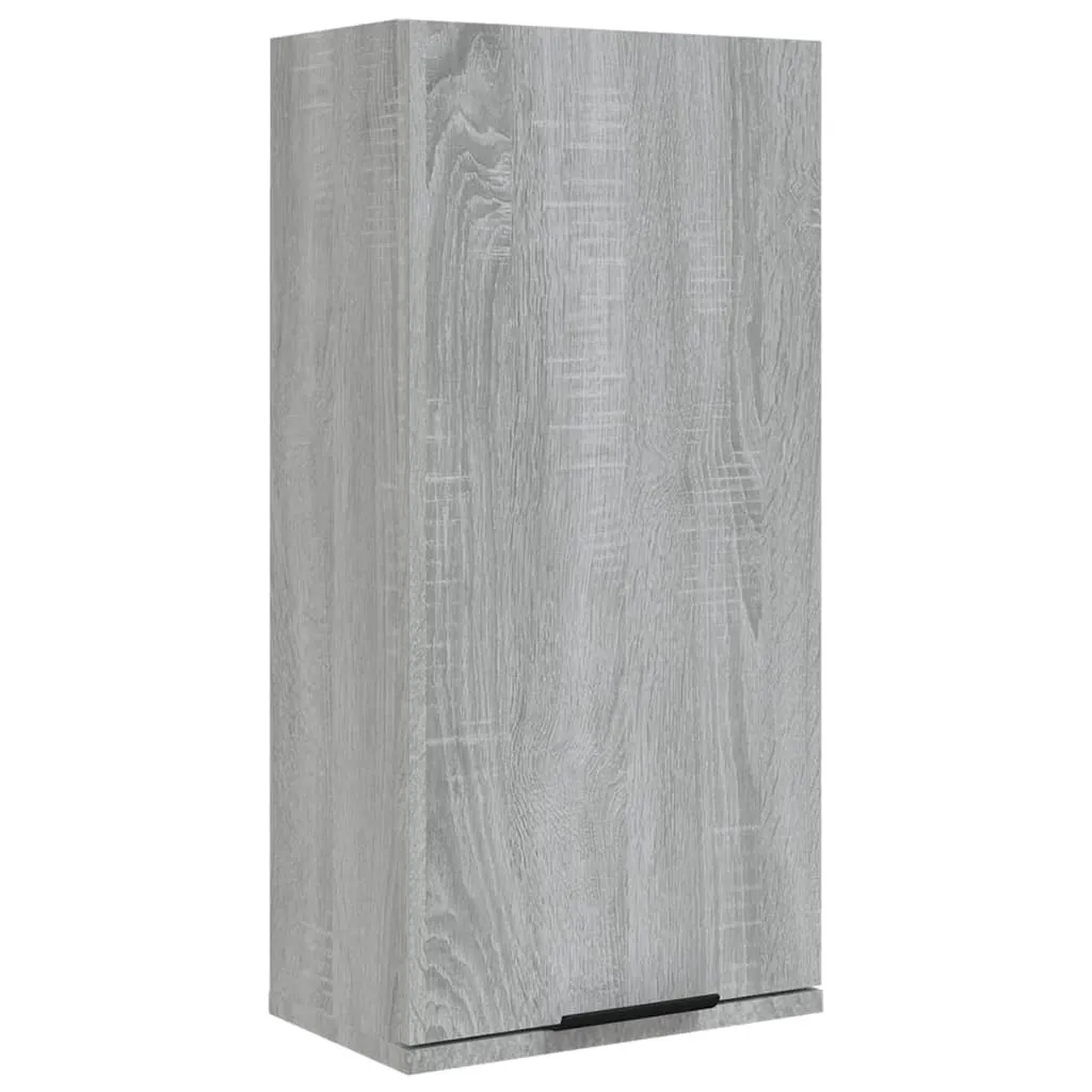 SYFAX™ Mobile da Bagno a Parete Grigio Sonoma 32x20x67 cm