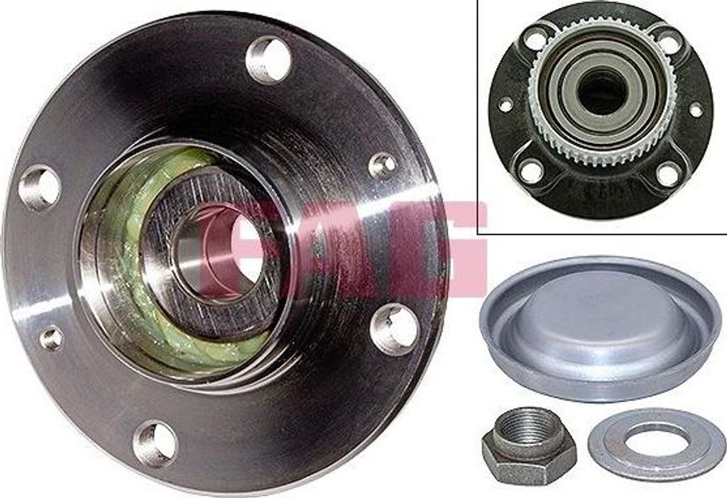 FAG 713 6500 40 Radlagersatz OE 374841 kompatibel mit 206