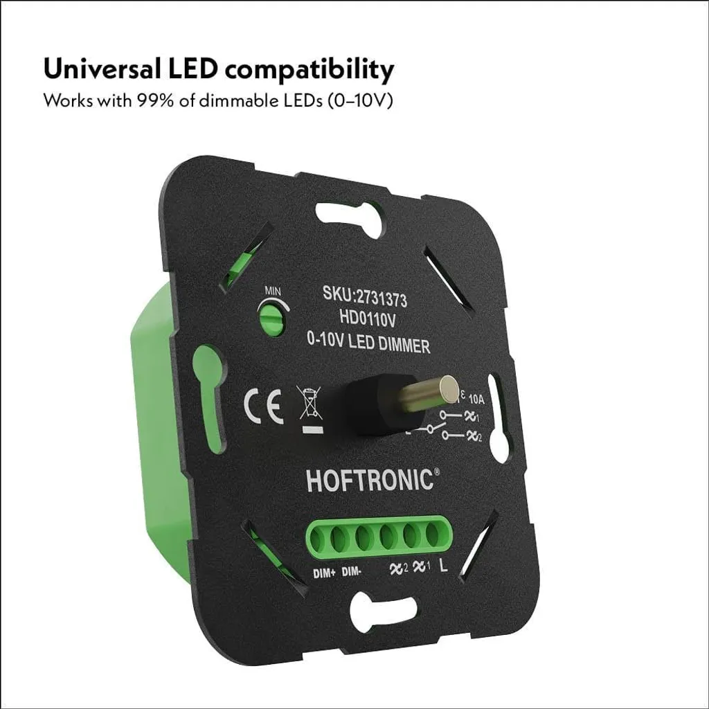 Variateur LED Bidirectionnel 0-10V - Luminosité Réglable Haute Précision - 6