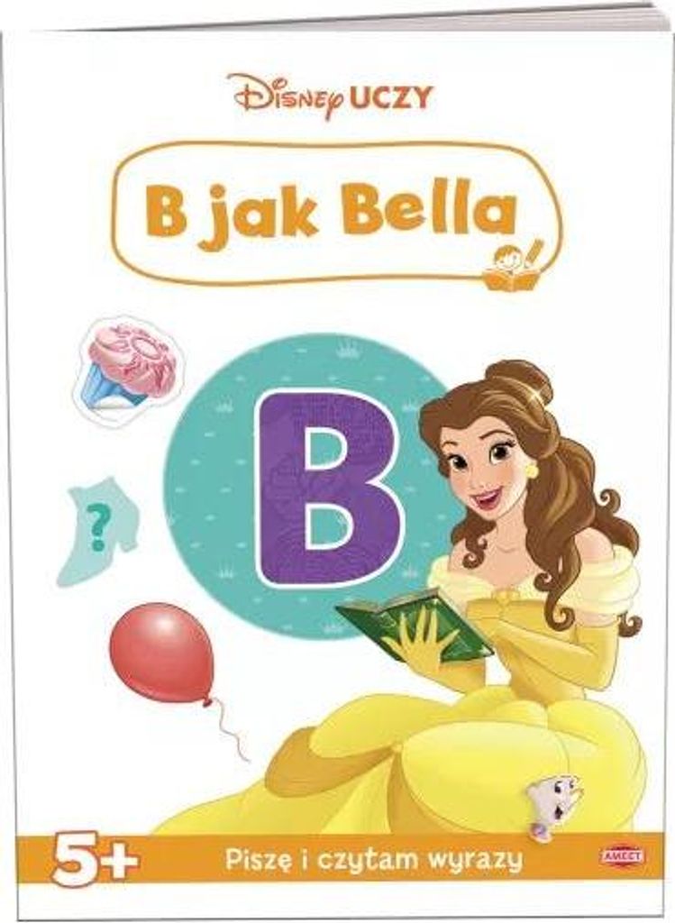 Disney Księżniczka Bella - Interaktywna książeczka pełna przygód i nauki dla dzieci