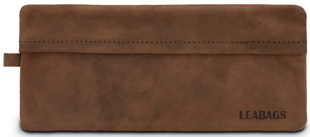 Trousse de Rangement Cuir pour Dessin et Écriture Voyage et Bureau
