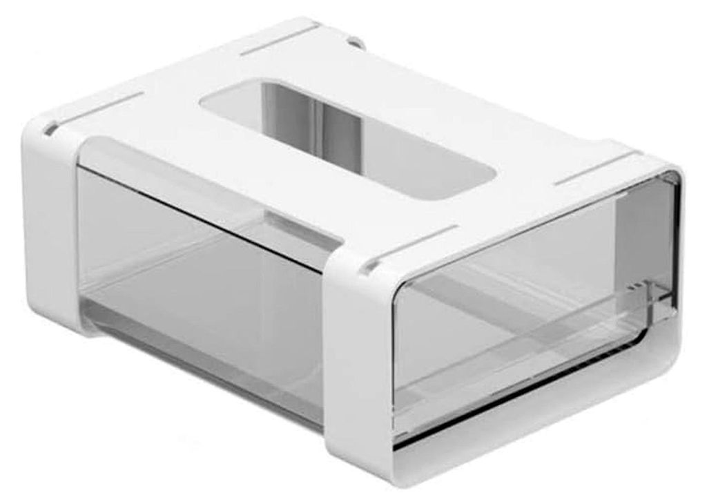 Schubladen-Organizer für den Schreibtisch, ausziehbar, transparent, herausziehbarer Aufbewahrungs-Organizer, große Kapazität, Untertisch-Aufbewa...