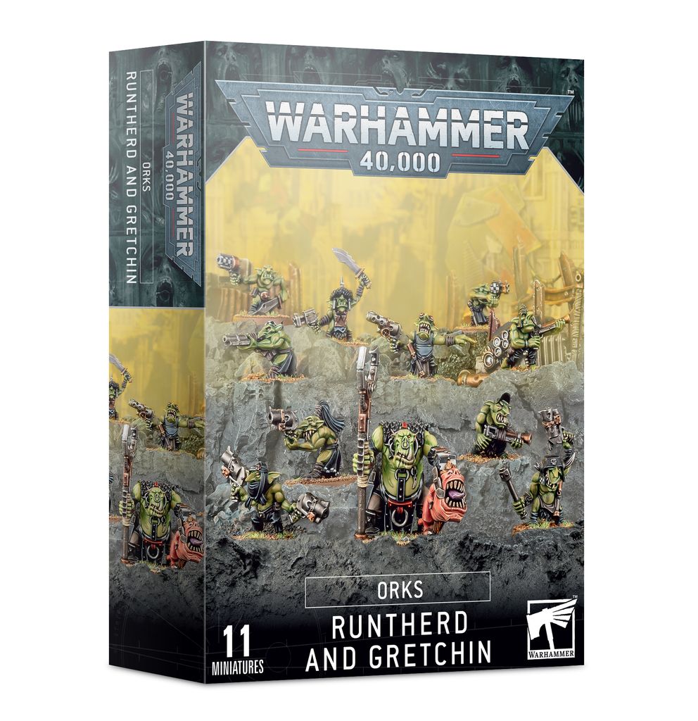 Warhammer (S) 40K: Orchi Runtherd e Gretchin Immagine del prodotto 