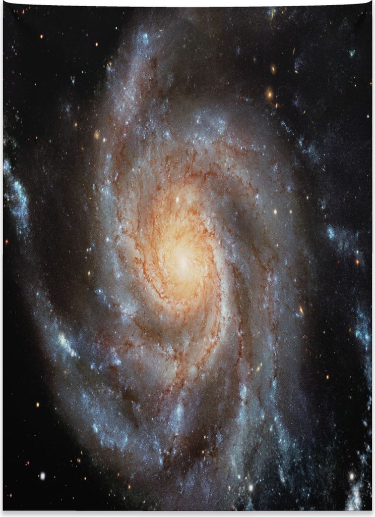 Abakuhaus Galaxis Wandteppich, Star Disc im riesigen Raum aus Weiches Mikrofaser Stoff Kein Verblassen Klare Farben Waschbar, 110 x 150 cm, Violett...