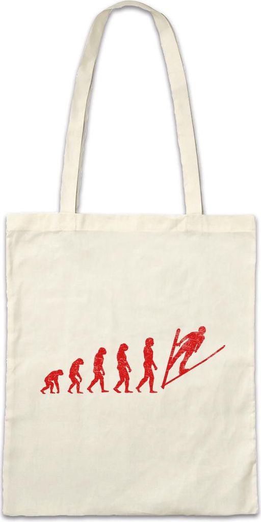Urban Backwoods Ski Jump Evolution, Stofftasche, Farbe: Beige