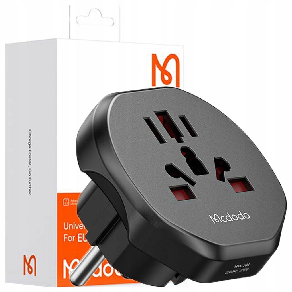 Mcdodo Universal Reiseadapter Eu Zu Eu Us Uk Au Cn 2500W