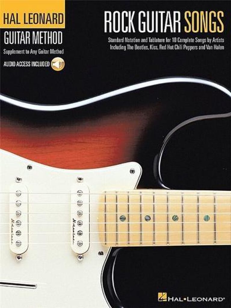 Rock Guitar Songs - Hal Leonard Gitarrenmethode Buch/Online Audio
