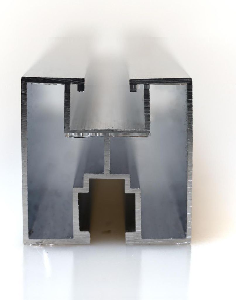 SET ALU Solarprofil Montageprofil 40x40 Photovoltaikanlage oder Solar | S 76,8m (16x 4,8m)