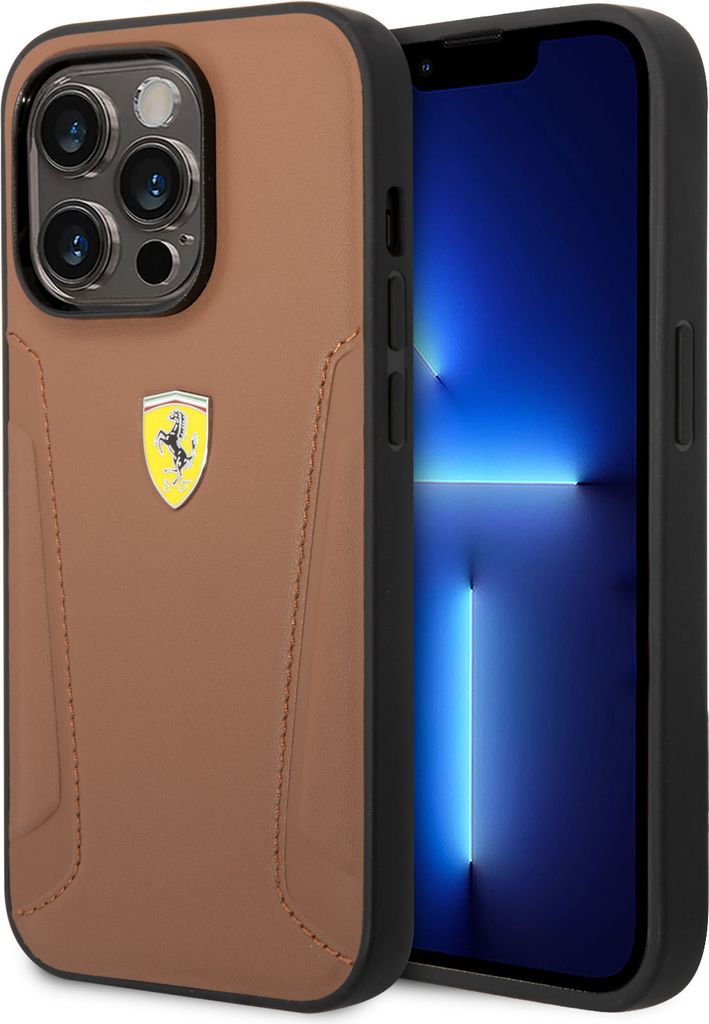 Ferrari iPhone 14 Pro Back cover case - Yellow Produktbild 