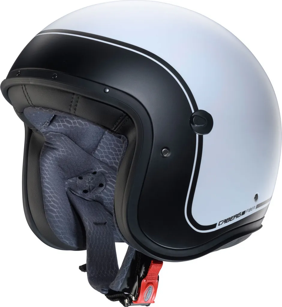 Casque Moto Jet Caberg Freeride X Imola Coloris Blanc Mat Noir XS