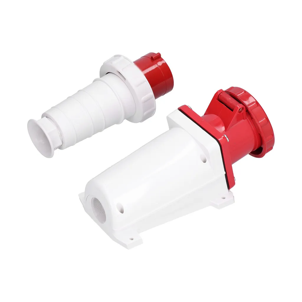 Connecteur femelle industriel triphasé IP44 pour rallonge électrique