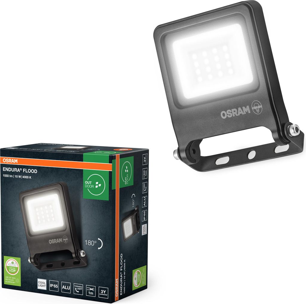 OSRAM LED-Außen-Strahler 10W 840 351872 4099854485961 Zdjęcie produktu 