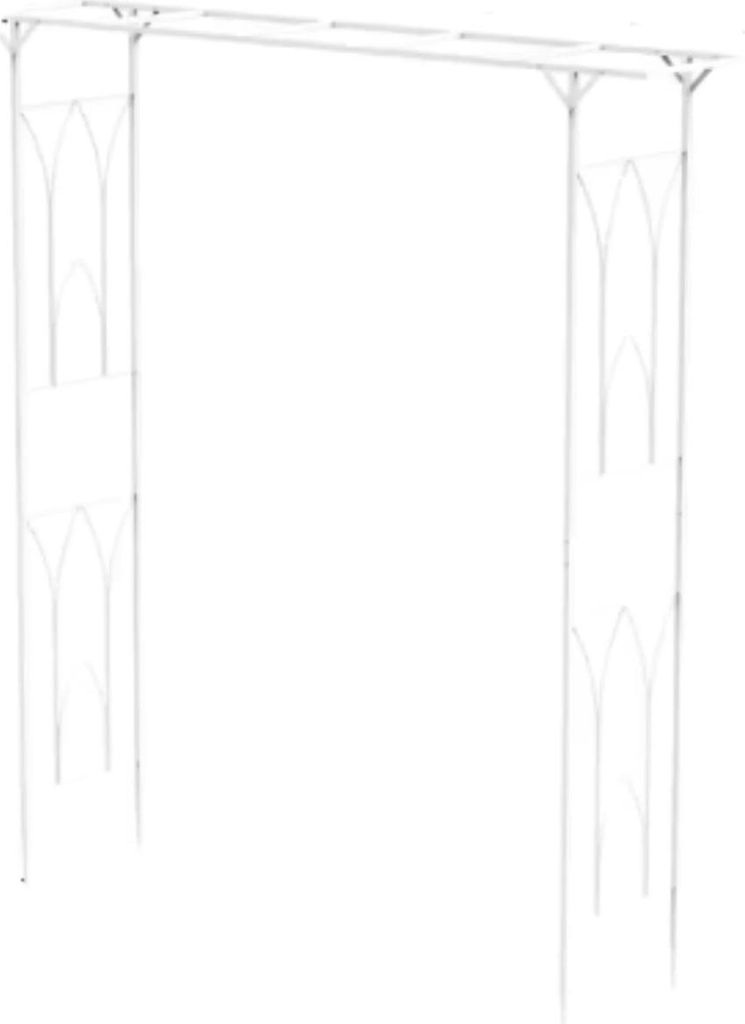 Opulence Eleganter Rosenbogen – Für Garten oder Hochzeit – Dekoration – Für Kletterpflanzen – Metall – 200x200?cm