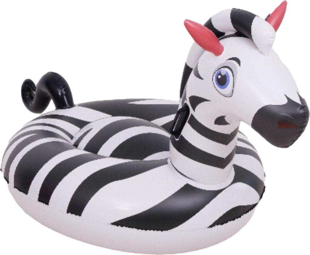 Aufblasbare Zebra-Matratze zum Schwimmen und Spielen