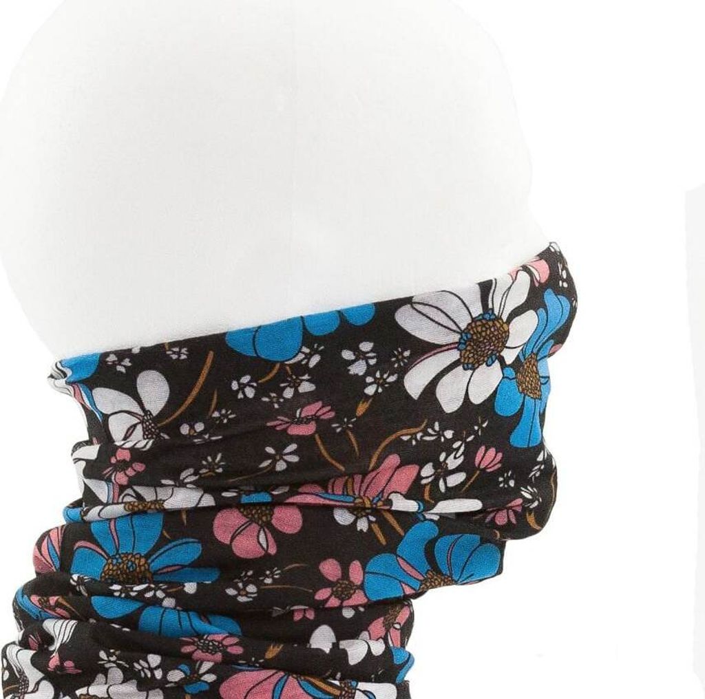 Oblique Unique Multifunktionstuch Schlauchtuch Halstuch Motorrad - Power of Flower 2