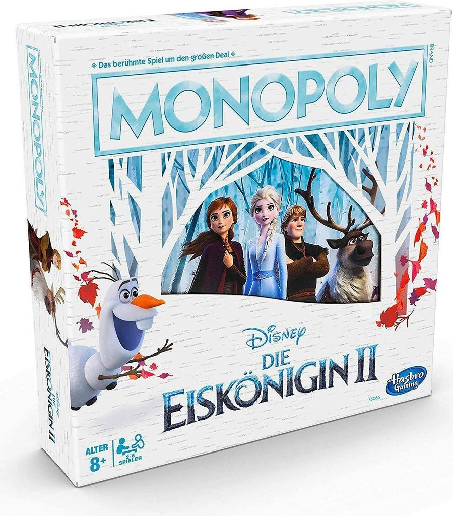Hasbro Brettspiel Monopoly Disney Frozen 2, E5066100 Produktbild 