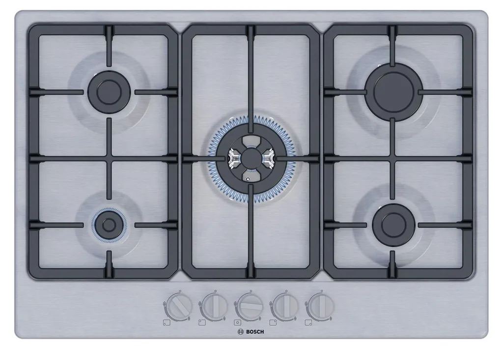 Plaque de cuisson gaz encastrable Bosch 75 cm inox pour grande cuisine