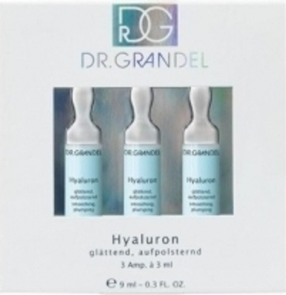 Ampullen Hyaluron Dr. Grandel Feuchtigkeitsspendend Anti-Falten Weichspüler (3 ml x 3)