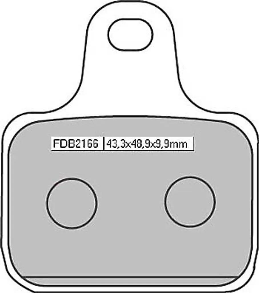 Plaquettes de Frein Moto Racing Ferodo FDB 2166 XRAC pour Circuit