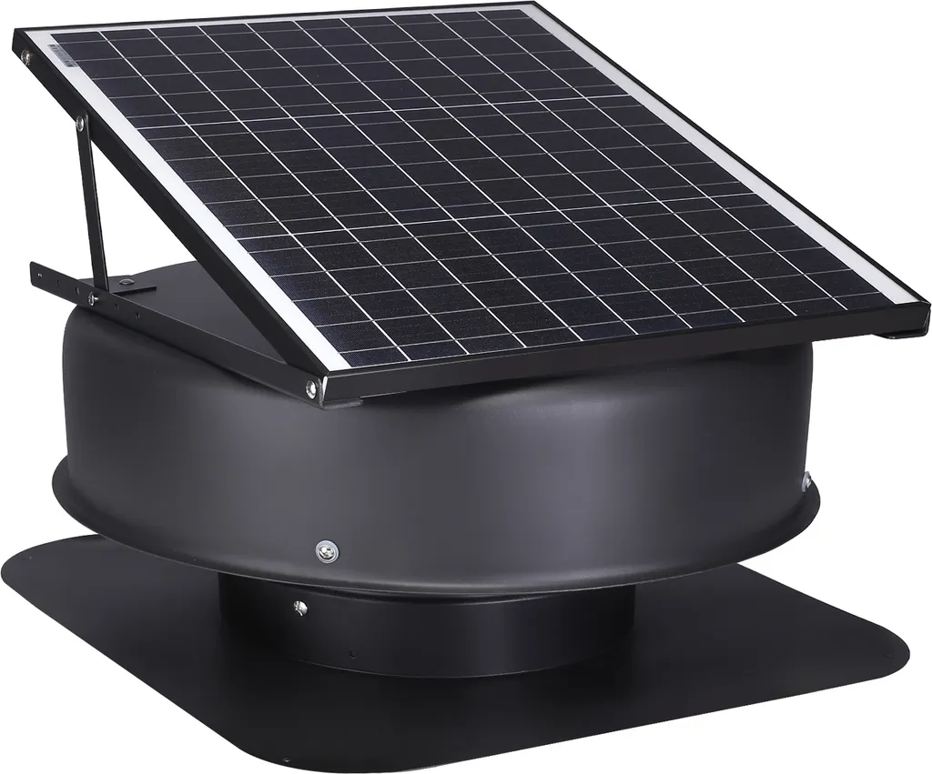 Aérateur de toit solaire 42W pour grenier SucceBuy et télécommande LCD