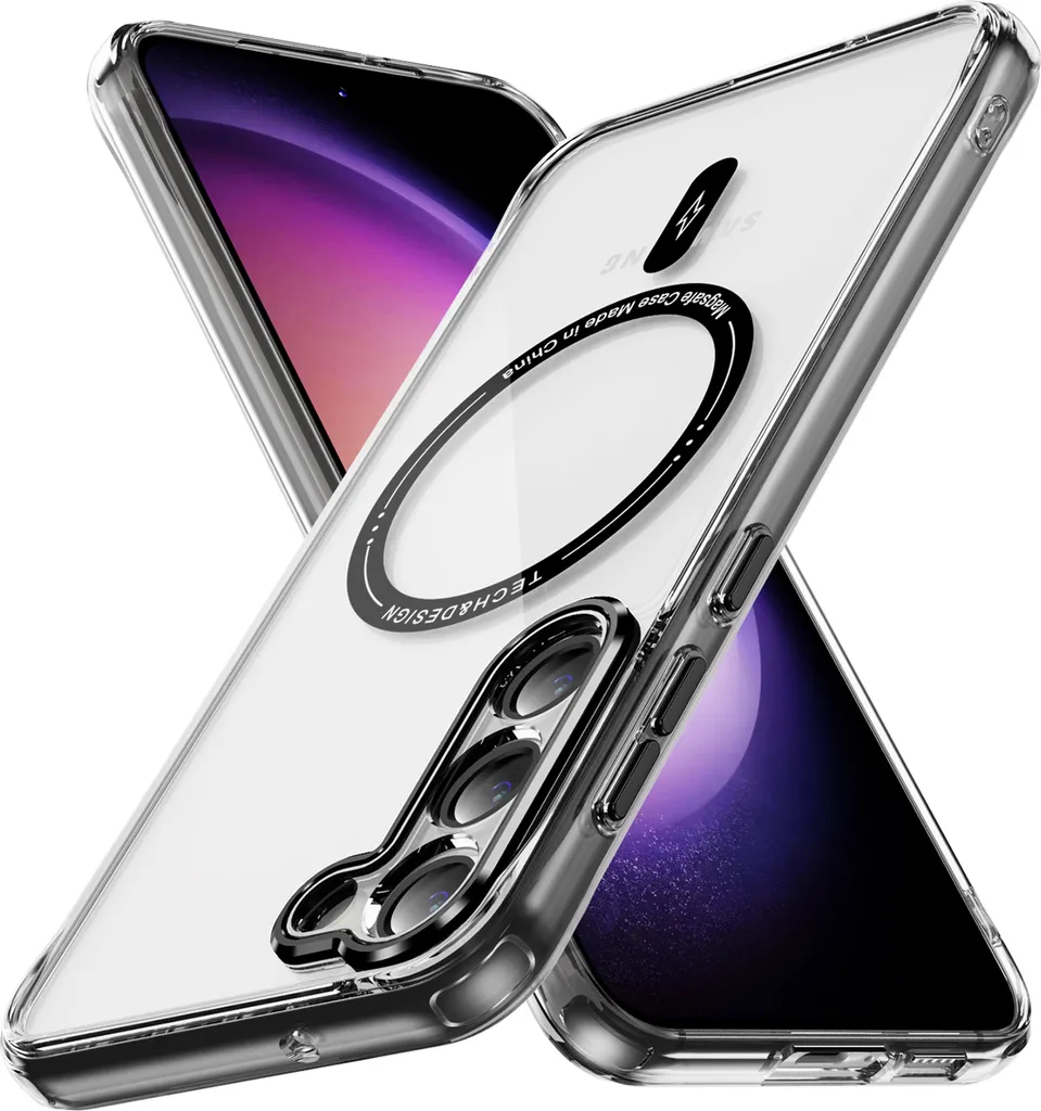 Cover Samsung S23 MagSafe: Trasparente, Nera e Praticamente Indistruttibile