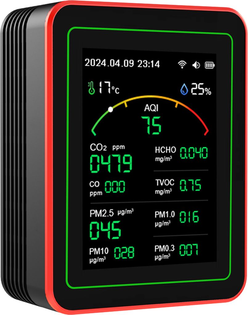 monitor jakości powietrza 15 w 1 - inteligentny z WLAN i Zdjęcie produktu 
