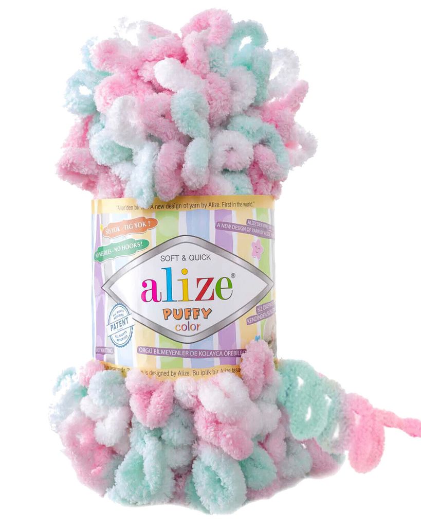 Filato per maglieria Alize Puffy Color 6052 Immagine del prodotto 