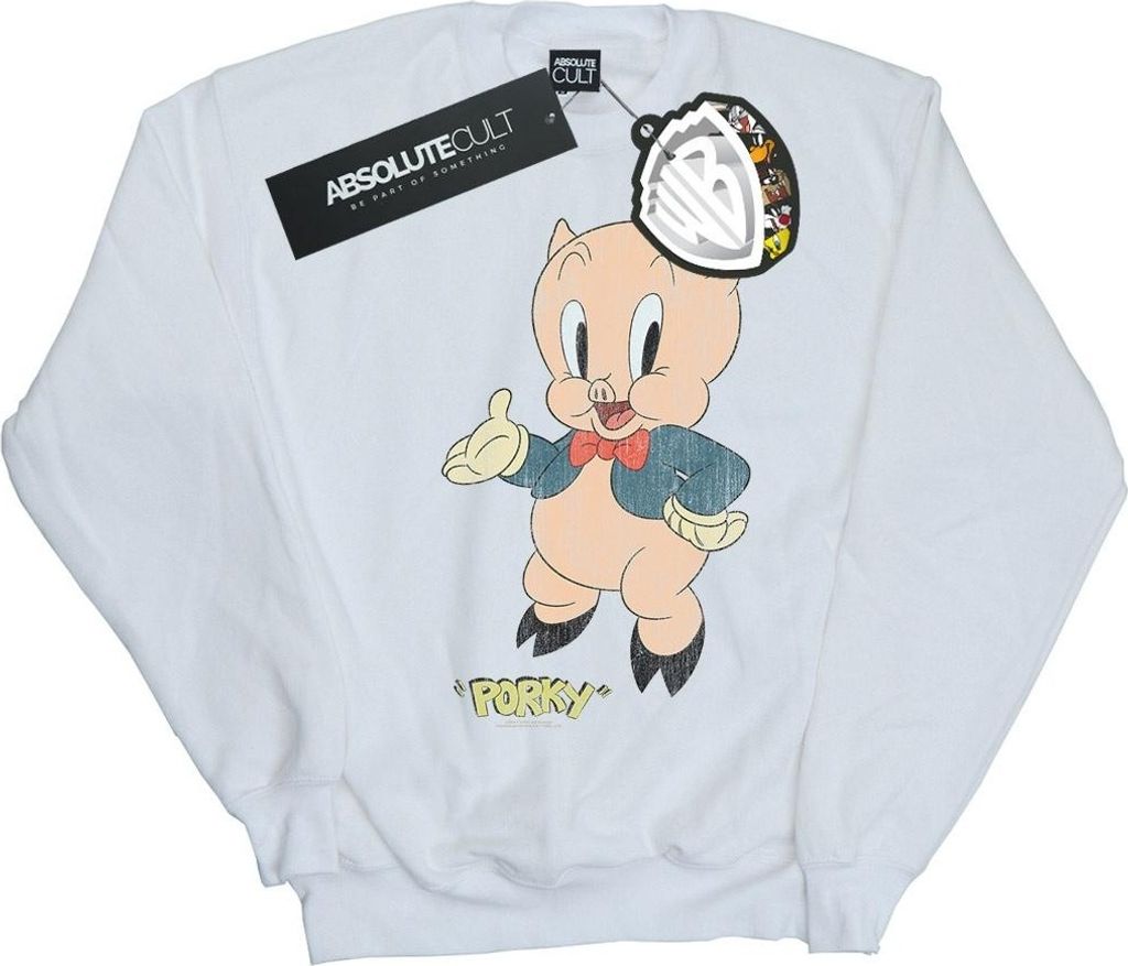 Looney Tunes - Sweatshirt für Herren BI33145 (S) (Weiß)