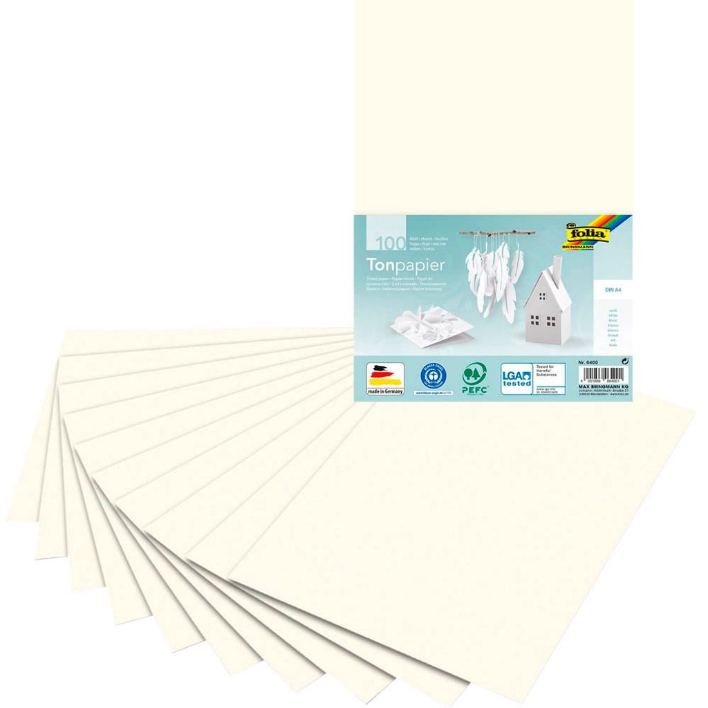 Folia 6400, kopieerpapier - A4, wit Productafbeelding 