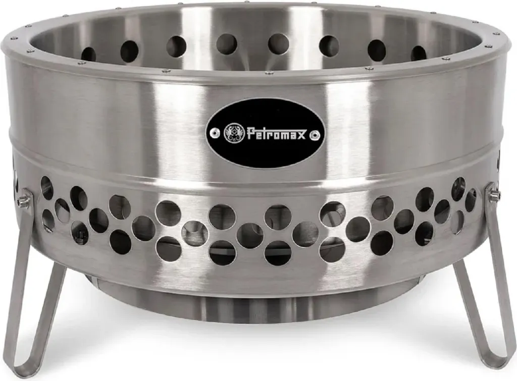 Brasero de jardin Tyropit Petromax - Foyer inox pour soirées en terrasse