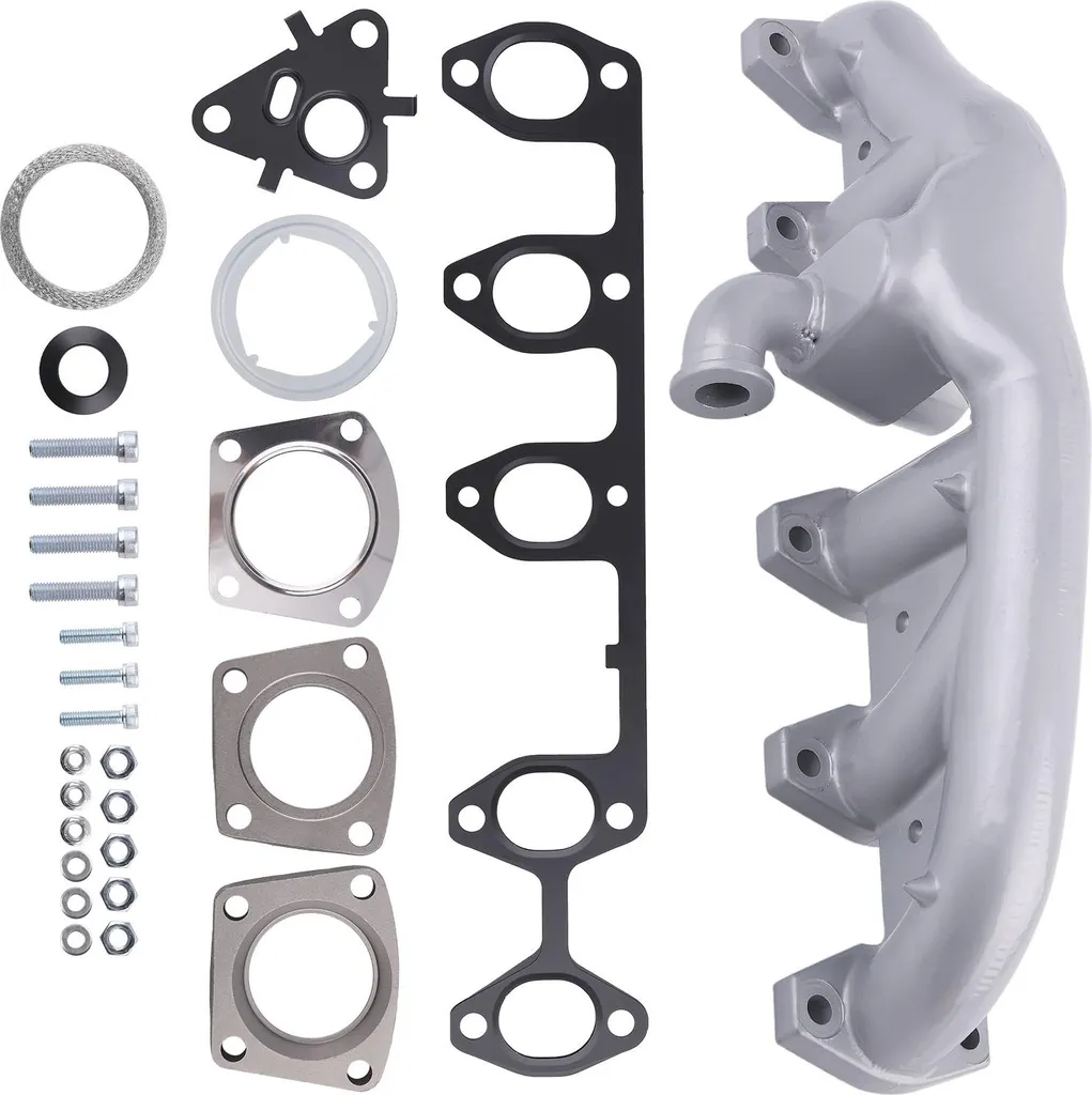 Collecteur Échappement 070253017A Argent pour VW T5 Touareg 2.5 TDI