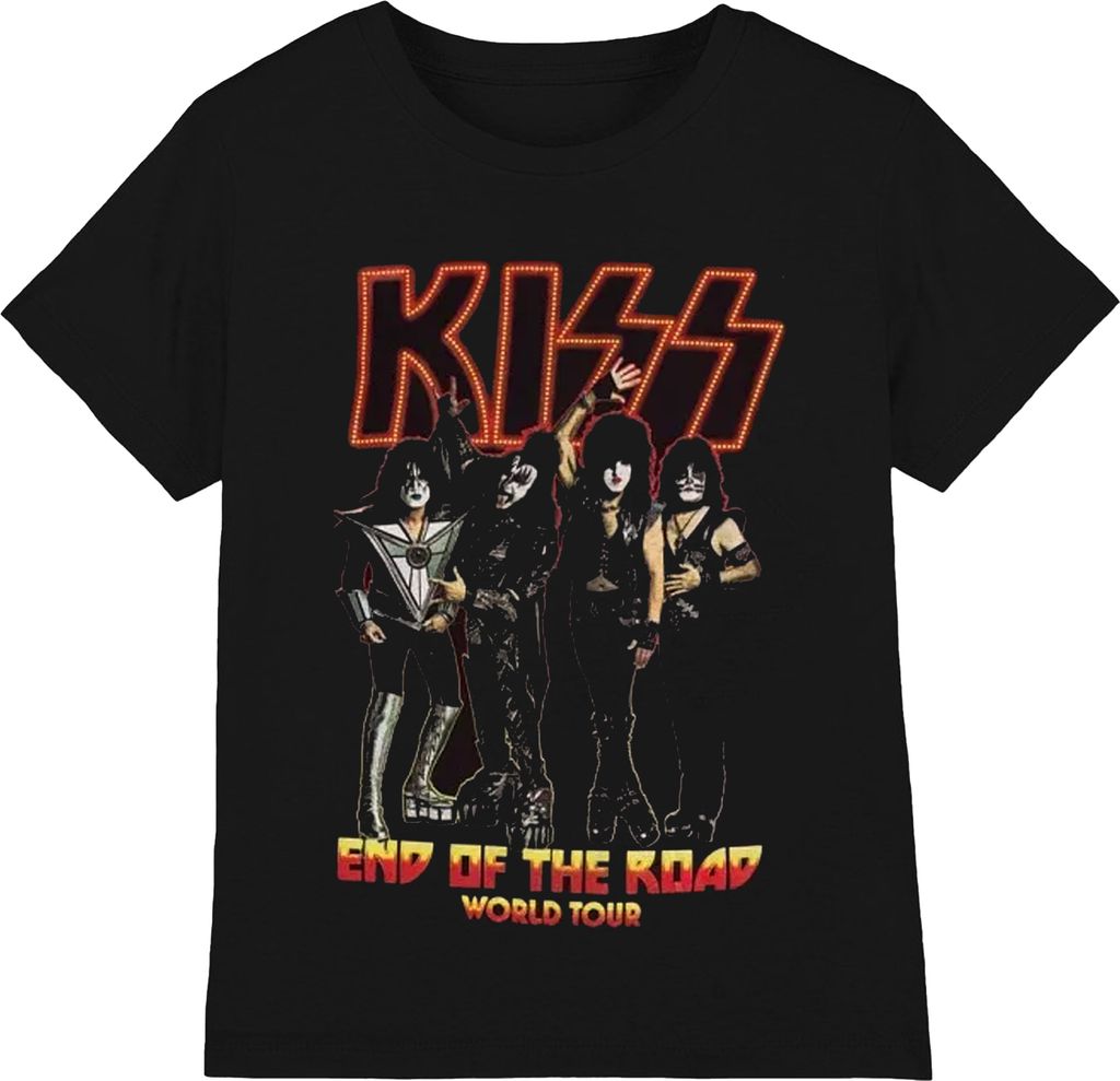 Kiss - "End Of The Road Tour" T-Shirt für Herren/Damen Uni RO2863 (M) (Schwarz)