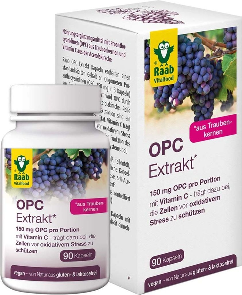 Raab Vitalfood Opc Extrakt Kapseln 90 St