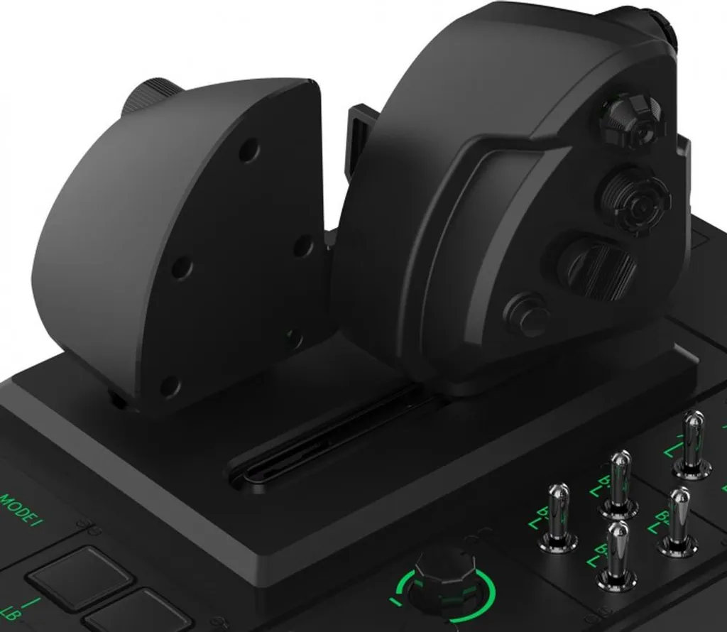 Système de vol HOTAS pour PC avec support de bureau en métal robuste