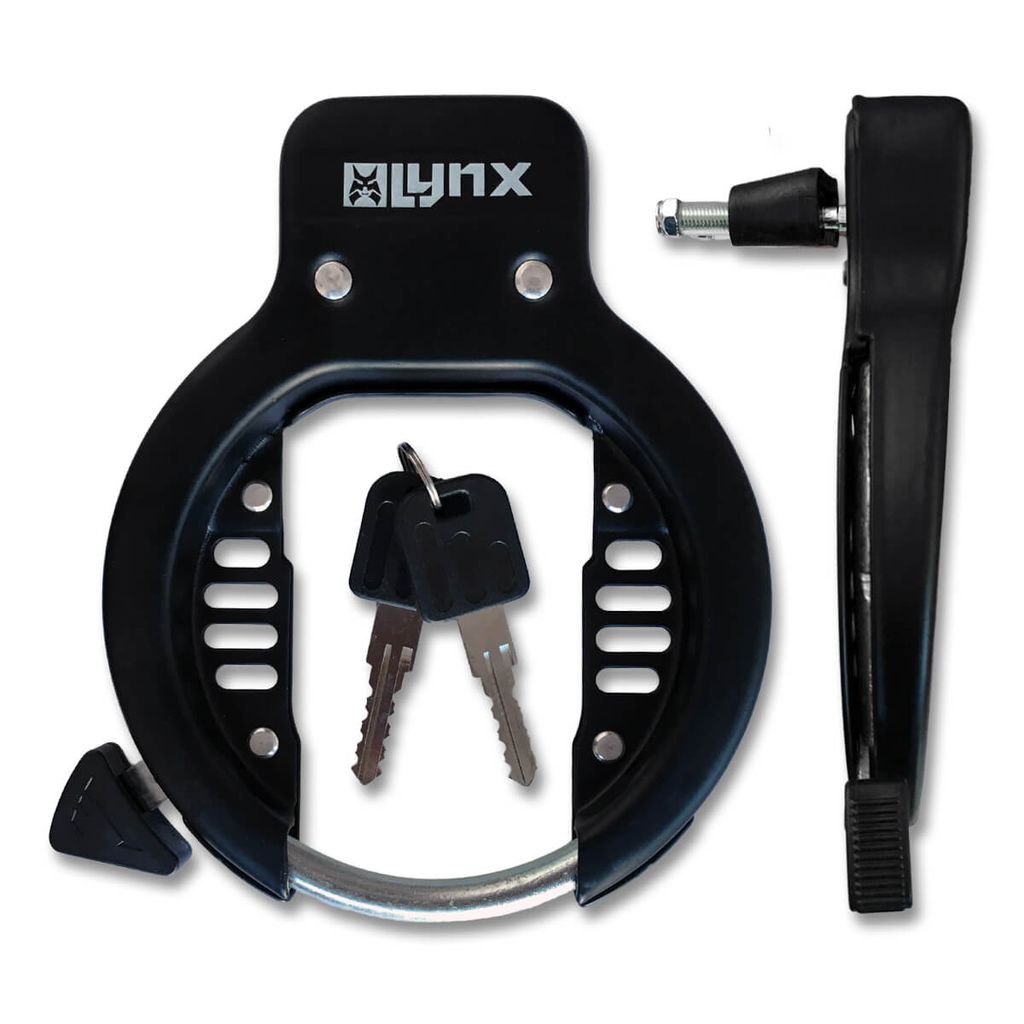 Antivol à collier LYNX noir en acier trempé Image du produit 