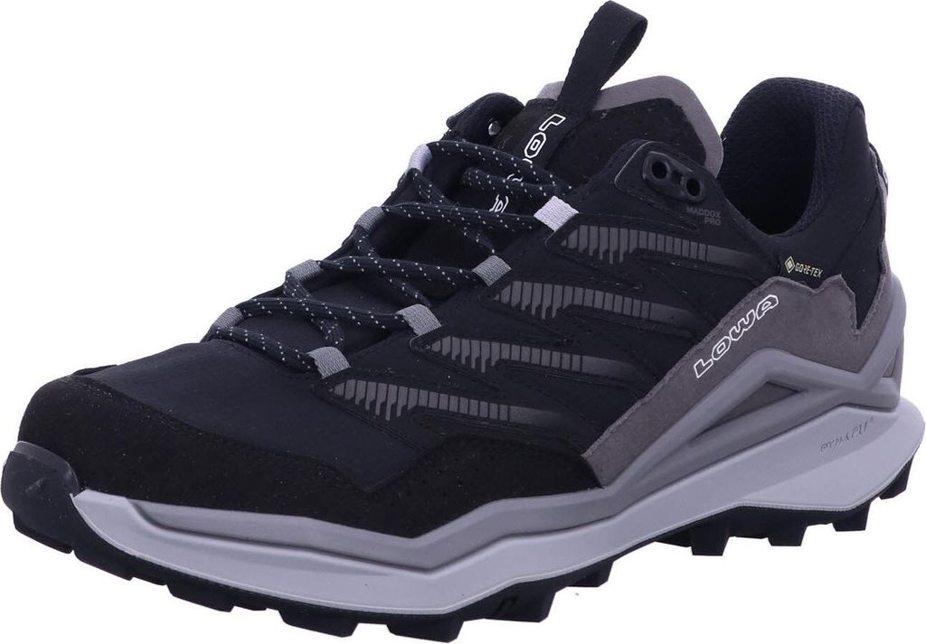 Lowa Maddox Pro GTX Lo SL – Herren Multifunktionsschuh, Gr. 47, Schwarz – GORE-TEX, DynaPU-Dämpfung, Multi Trac-Sohle – Für Wanderung & Alltag Lowa Maddox Pro GTX Lo SL – Herren Multifunktionsschuh, Gr. 47, Schwarz – GORE-TEX, DynaPU-Dämpfung, Multi Trac-Sohle – Für Wanderung & Alltag