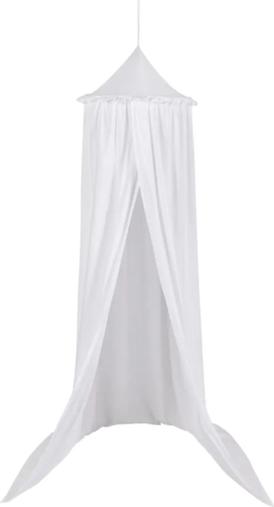 Moustiquaire pour lit bébé : voile de lit blanc protecteur