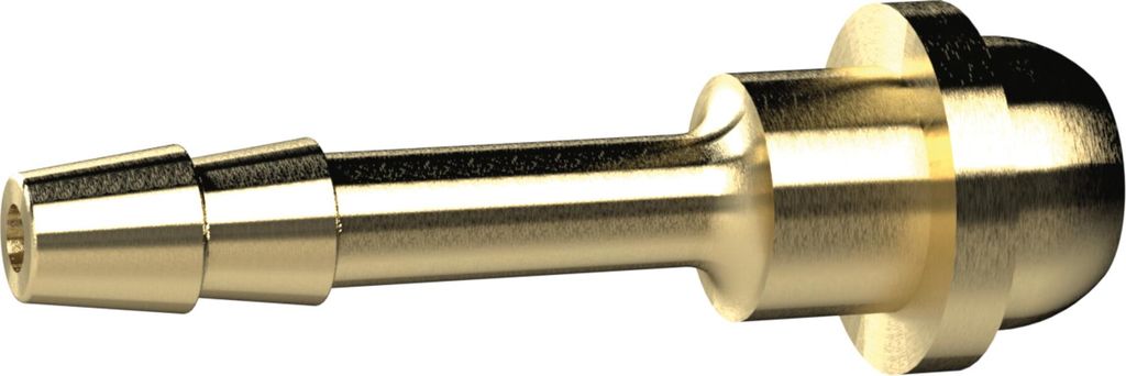 Riegler Schlauchtülle, Kugelnippel, für Schlauch LW 8, Messing