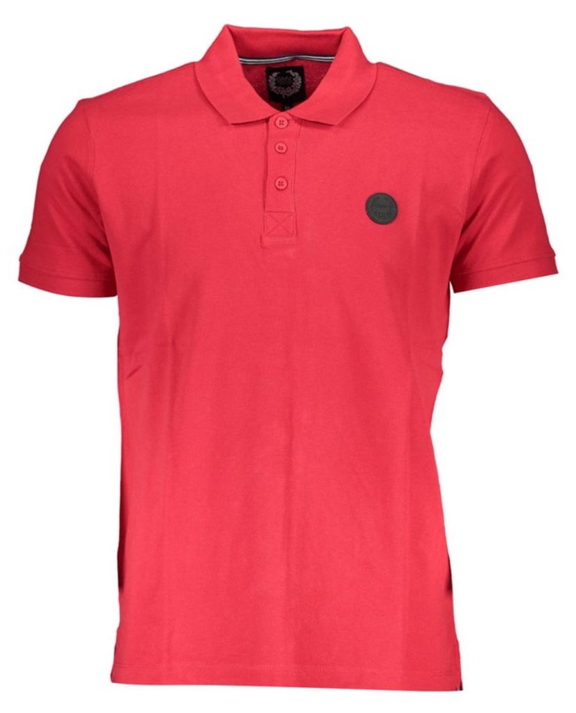 Gian Marco Herren-T-Shirt mit Kragen Hof rot L
