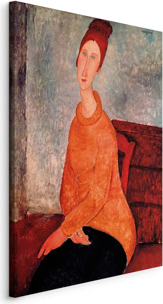 Stampa Artistica Modigliani 40x60 - Jeanne Hébuterne - Home Decor Design