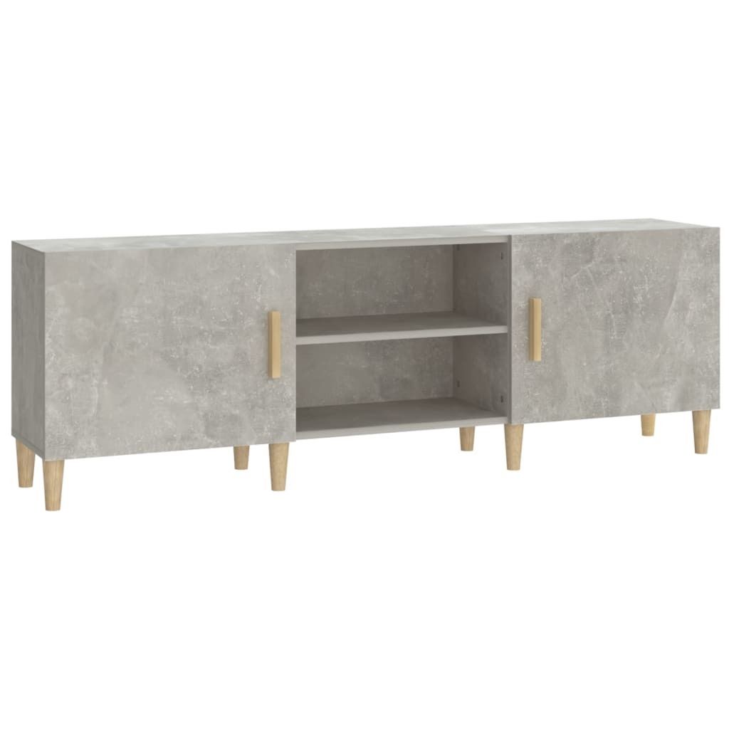 (Robust Möbel)TV-Schrank, Fernsehtisch - CLORIS - Betongrau 150x30x50cm Holzwerkstoff - TV-Schränke DEMöbel530501
