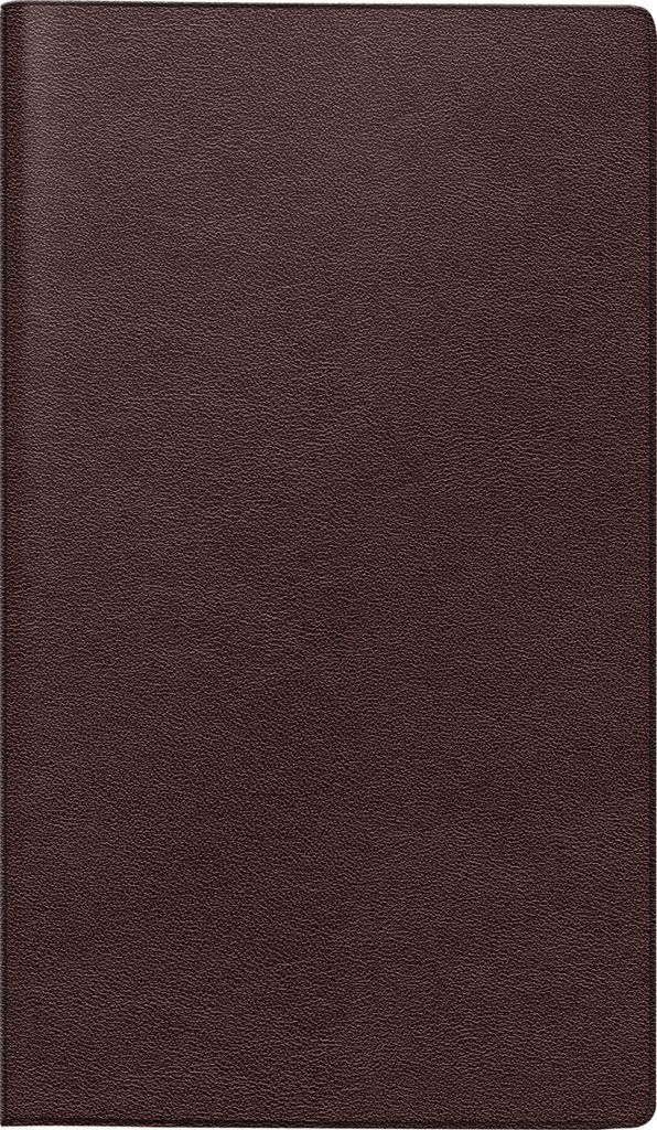 rido Taschenkalender Mod. TM 12 2027 | A6, Leder, weinrot