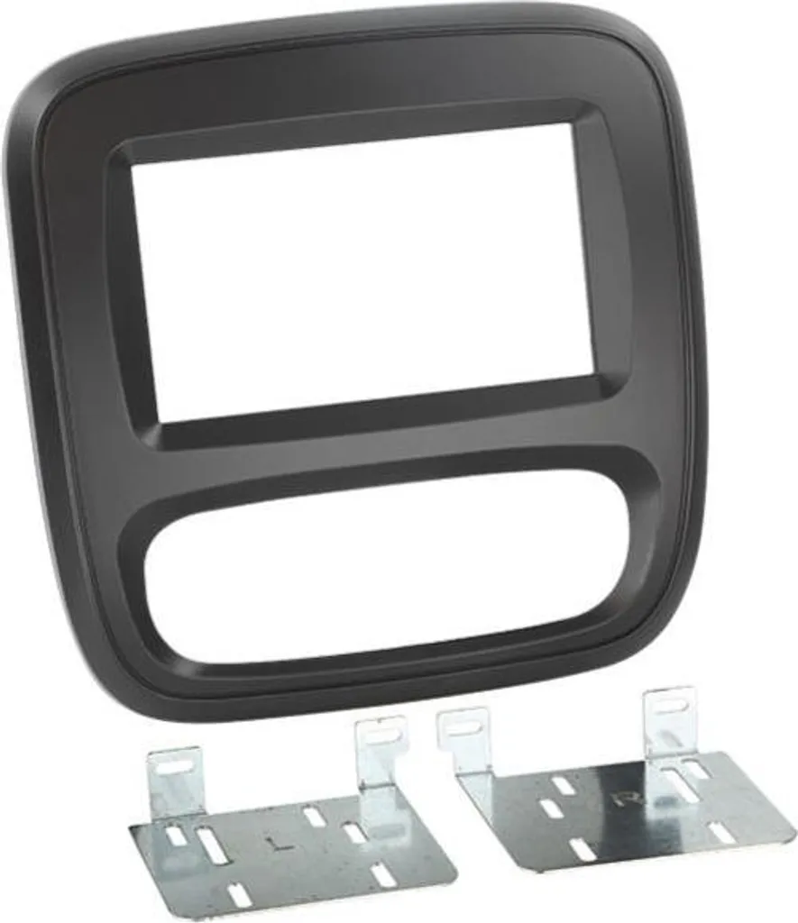 Cornice Radio 2-DIN Opel Vivaro e Renault Trafic 2014-2021 | Nero Elegante