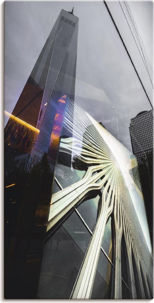 ARTland Leinwandbild One World Trade Center Größe: 50x100 cm