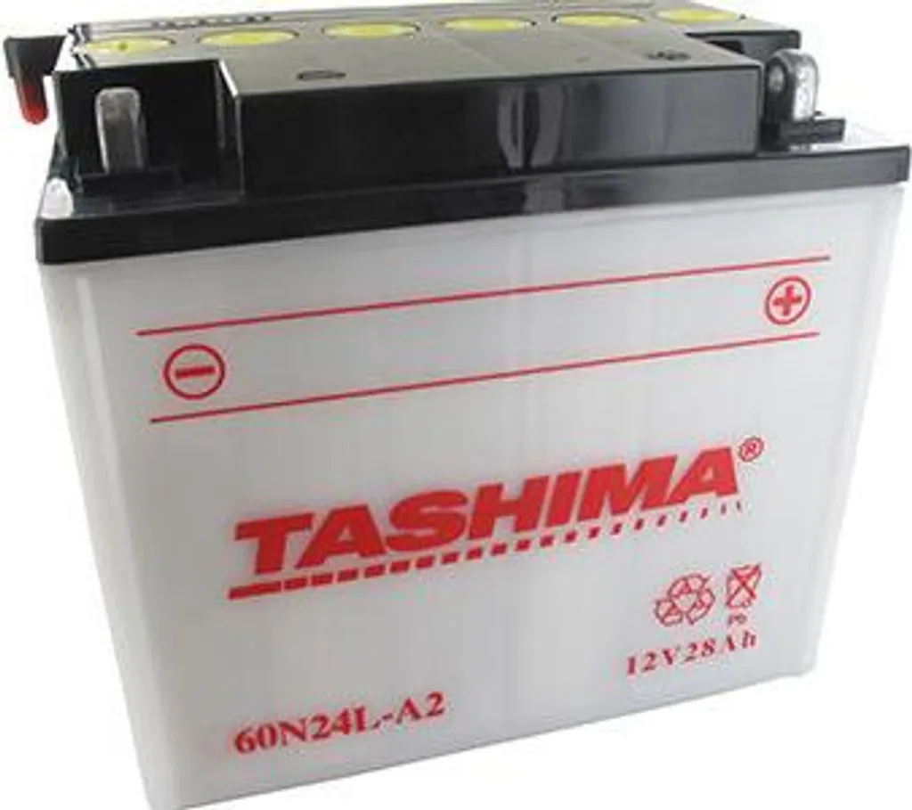 Batterie 12V 28Ah Renforcée Tashima Y60N24L-A + à Droite Haute Capacité