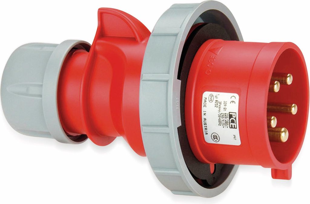PCE CEE-Stecker Shark, 16A, 5-polig, 400 V, IP67