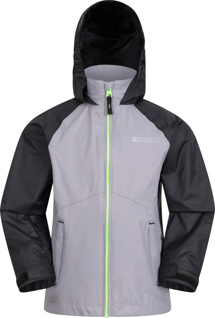 Mountain Warehouse - "Torrent II" Jacke, wasserfest für Kinder MW135 (104) (Hellgrau)